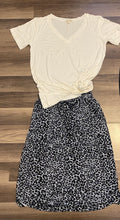 Grey Leopard Weekender Skirt