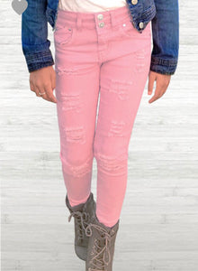 Dusty Pink Skinny Jeans