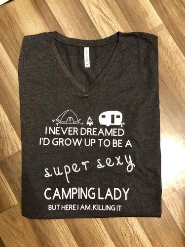 Super Sexy Camping Lady